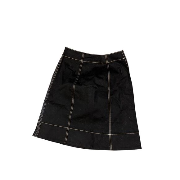 BEAUTIFUL Uniqlo x Lemaire Limited Edition Stitched A-Line Skirt Black size 8 Gr - Picture 1 of 5